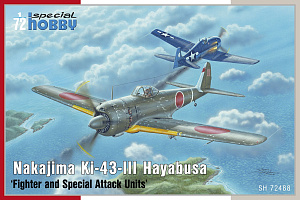 Model kit 1/72 Ki-43-III Hayabusa 'Fighter&Spec.Attack Unit' (Special Hobby)