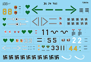 Decal 1/72 JG 54 Vol.1 (Aims)