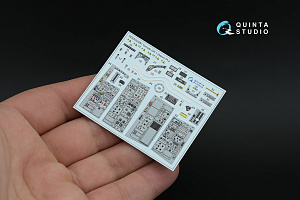 Tornado Gr.1 3D-Printed & coloured Interior on decal paper (Italeri) (Small version)(with 3D-printed resin parts)