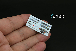 Su-27 3D-Printed & coloured Interior on decal paper (Trumpeter) (with 3D-printed resin part)