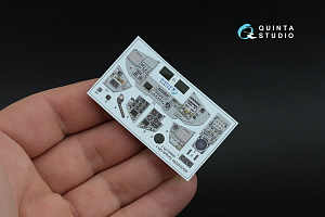 Tornado Gr.1 3D-Printed & coloured Interior on decal paper (Italeri) (Small version)(with 3D-printed resin parts)