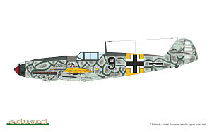 Model kit 1/48 Messerschmitt Bf-109F-2 (Weekend edition) (Eduard kits)