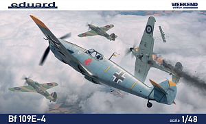 Model kit 1/48 Messerschmitt Bf-109E-4 Weekend edition (Eduard kits)