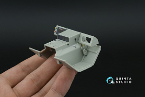 HEMTT A2 Family 3D-Printed & coloured Interior on decal paper (Trumpeter) (with 3D-printed resin parts) 