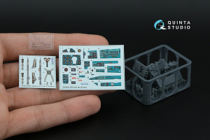 MiG-21bis late Fishbed-N 3D-Printed & coloured Interior on decal paper (Eduard) (with 3D-printed resin parts)