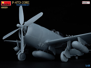 Model kit 1/48 REPUBLIC P-47D -25RE THUNDERBOLT BASIC KIT  (Mini Art)