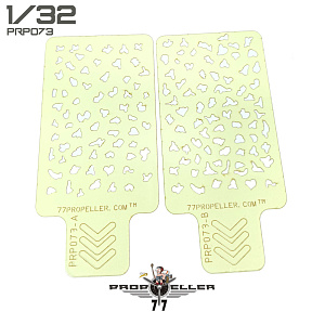 Stencils for airbrushes 1/32 Italian aircraft camouflage template Type B