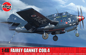 Model kit 1/48 Fairey Gannet COD.4 (Airfix) (the opened package)