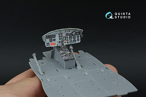 UH-1B 3D-Printed & coloured Interior on decal paper (Trumpeter) (Small version)