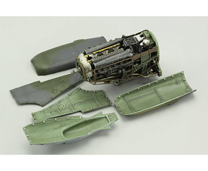 Additions (3D resin printing) 1/48 Spitfire Mk. IX Advanced (designed to be used with Eduard kits)