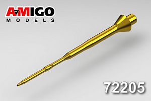 Aircraft detailing sets (brass) 1/72 Pitot tube of Su-27 family aircraft (Amigo Models)