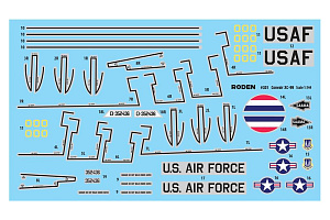 Model kit 1/144 USAF Convair XC-99 Heavy Transport Aircraft (Roden)