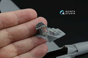 P-38F Lightning 3D-Printed & coloured Interior on decal paper (Hasegawa)