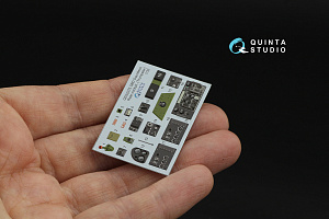 SBD Dauntless Family Rear Cockpit 3D-Printed & coloured Interior on decal paper (Trumpeter)