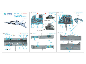 MiG-31BM 3D-Printed & coloured Interior on decal paper (Hobby Boss) (Small version)