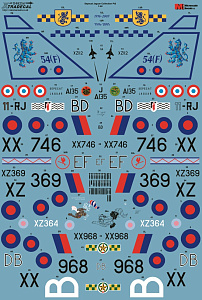 Decal 1/48 Sepecat Jaguar GR.1/GR.1A Part 3 (6) (Xtradecal)