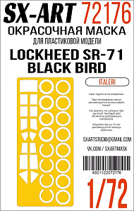 Paint Mask 1/72 Lockheed SR-71 Black Bird (Italeri)