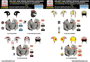 Decal 1/72 F-4 Phantom II Patches & helmet markings (HAD)