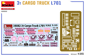 Model kit 1/35 3t Cargo Truck L701 (MiniArt)