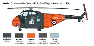 Model kit 1/72 Sikorsky HO4S-3 / HAS.7 / H-19 (Italeri)