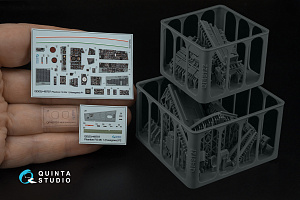 F-4K Phantom FG.1 3D-Printed & coloured Interior on decal paper (Hasegawa) (Small version) (with 3D-printed resin parts)
