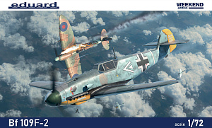 Model kit 1/72 Messerschmitt Bf-109F-2 (Weekend Edition) (Eduard kits)
