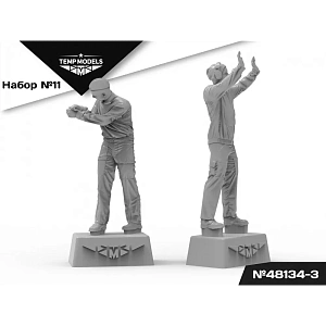 Figures (resin) 1/48 TECHNIQUES OF THE RF Navy. Set No. 11-3 (Temp Models)