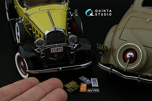 Northeastern U.S. License Plates 1910-1940 (All kits) (with metal base)