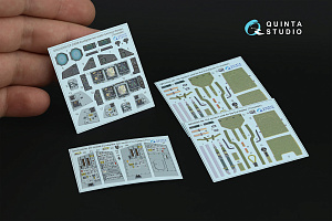Eurofighter Typhoon Twin-seater (Powered-up Displays) 3D-Printed & coloured Interior on decal paper (Trumpeter)