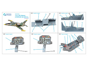 L-39C Albatros 3D-Printed & coloured Interior on decal paper (Eduard)