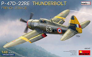 Model kit 1/48 Republic P-47D-22RE THUNDERBOLT. FRENCH SERVICE (MiniArt)
