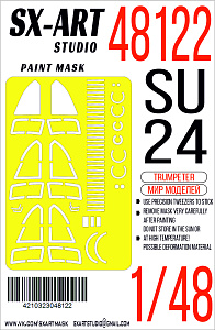 Paint Mask 1/48 Su-24 (Trumpeter)