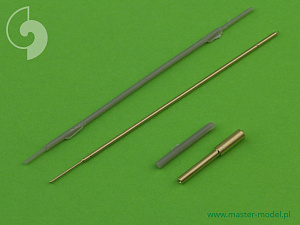Aircraft guns (brass) 1/48 Messerschmitt Me-163A Komet - armament set (MG 151 barrel tips) & Pitot Tube