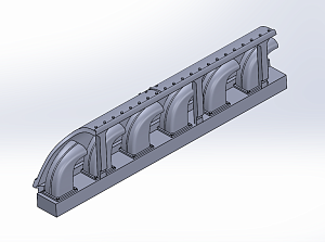 Additions (3D resin printing) 1/72 Messerschmitt Me-410A-1/U-2 & U4 - 3D print of engine exhausts, (designed to be used with Airfix kits)