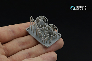 Ford GT40 Mark II '66 3D-Printed & coloured Interior on decal paper (Meng) (with 3D-printed resin and metal sticker parts)