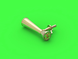 Aircraft detailing sets (brass) 1/72 PZL P.11A/P.11B/P.11C - details set - wz. 33 machine gun barrels, gunsight and Venturi Tube 