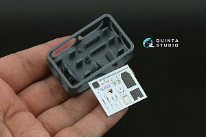 Ka-50 (black panels) 3D-Printed & coloured Interior on decal paper (HobbyBoss/ARK) (with 3D-printed resin parts)