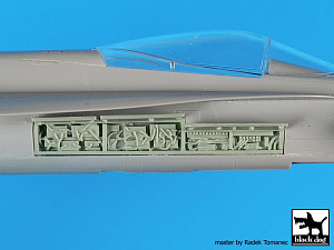 Additions (3D resin printing) 1/72 McDonnell-Douglas F/A-18 Hornet electronics (designed to be used with Academy kits)[F/A-18C F/A-18D F/A-18E F/A-18F) 