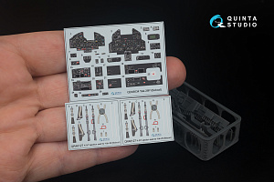 Yak-28P 3D-Printed & coloured Interior on decal paper (Bobcat) (with 3D-printed resin parts)