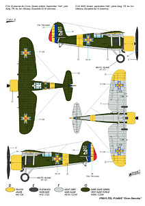 Model kit 1/72 Zl P.24 Over Danube (Frrom-Azur)