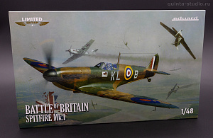Model kit 1/48 BATTLE of BRITAIN Supermarine SPITFIRE Mk.Ia (Eduard kits)