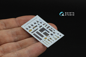 He 219 3D-Printed & coloured Interior on decal paper (Dragon)