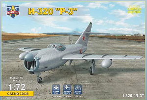 Model kit 1/72      I-320 R-3 Soviet experimental all-weather interceptor  (Modelsvit) 