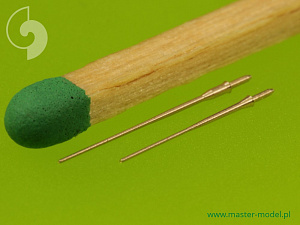Aircraft detailing sets (brass) 1/72  Saab JAS-39 Gripen - Pitot Tubes & Angle Of Attack probes (designed to be used with Italeri kits) 