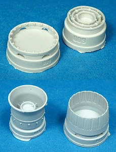 Additions (3D resin printing) 1/48 R-29-300 engine nozzle R-29-300 MiG-23M, MiG-23MR, MiG-23MS, MiG-23MF (Amigo Models)