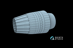 Su-30SM Exhaust Nozzles (Engines Running) (Zvezda)
