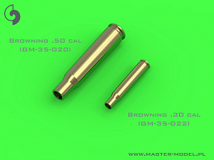 Military vehicle detailing sets (metal) 1/35 M1919 Browning .30 caliber (7.62mm) - empty shells (25pcs)