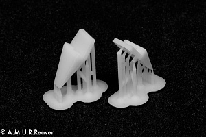 Additions (3D resin printing) 1/48 IR and RL trap blocks for SEPECAT Jaguar (UK) (A.M.U.R.Reaver) 