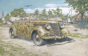 Model kit 1/35 1941 Ford V8-G81 Cabriolet German Staff Car (Roden)