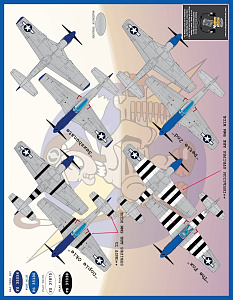Decal 1/48 "Meyers Maulers Part2" (Furball Aero-Design)